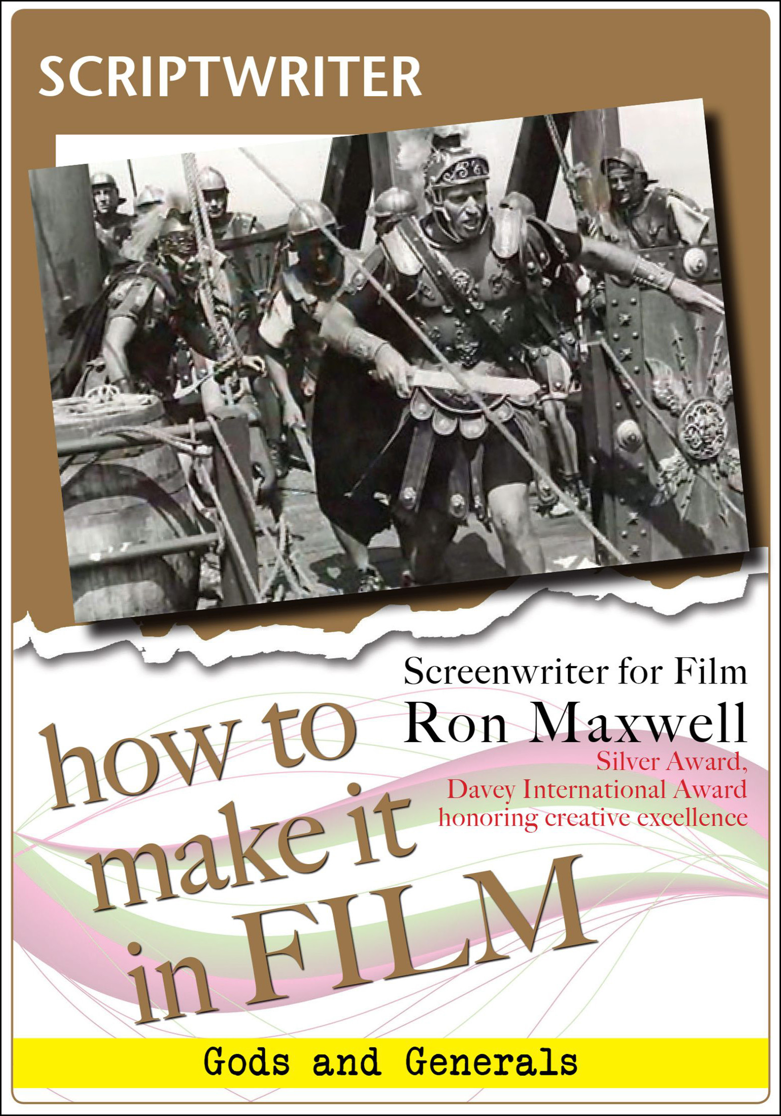 F2852 - Scriptwriter For Film Ron Maxwell